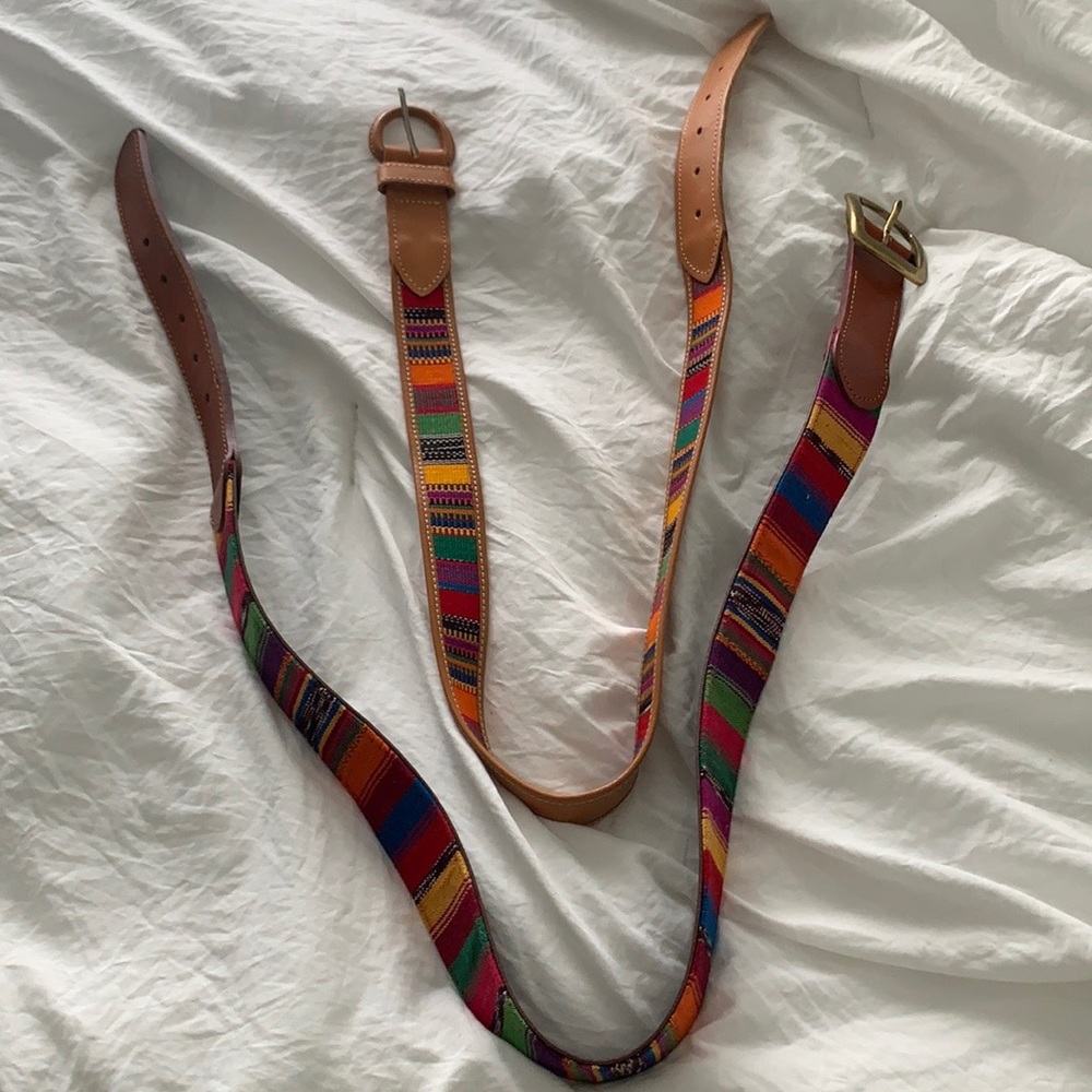Two genuine leather belts